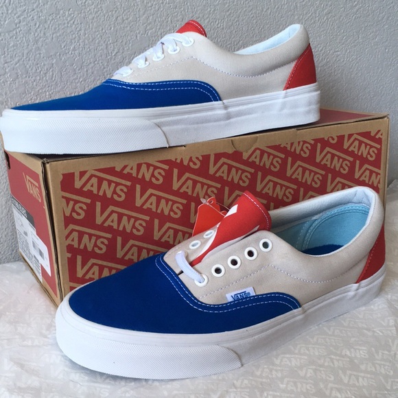 Vans Era 1966 Blue Grey Red Online Sale 